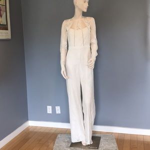 NWT Alexis White Jumpsuit Perfect 2nd look Wedding